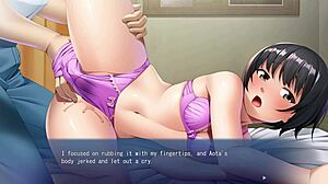 Conversational-Neutral Mob-like plain girl turns out a major pervert in game part 1