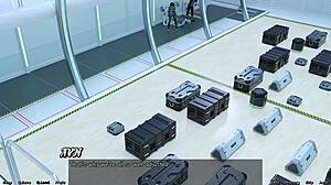 stranded in space, planning to fuck busty indian milf in 3d hentai game