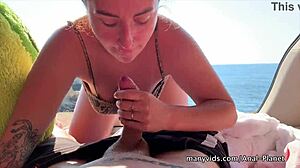 Sexy Milf Feels Passion Sucking Stepson Cock In Public Cowgirl Pov With Cum In Mouth