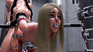 Hardcore BDSM Metal Bondage Compilation By Cybercaptain!