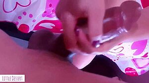 little dessert invites fan to bedroom for great fucking time part 2