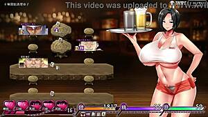 Karryn's Prison Tavern unfolds wild hentai game action with monster cock