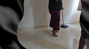 Tamil maid Sreelatha passionately sucks owner's cock in secret