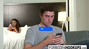 hot teen babes screw their step-brothers in wild hardcore action.