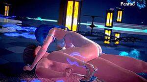 The shorekeeper in anime style.