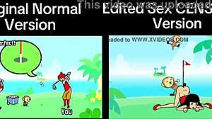 Side Of The Difference Of Rhythm Heaven Fever Original Normal Version Vs Sex Censored Version