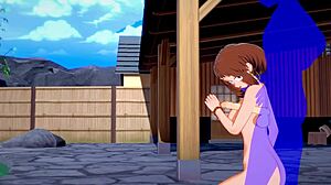 my hero academia hentai - uraraka giving armpitjob and blowjob - japanese asian manga anime game porn