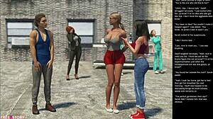 Big apple small 18+ gesture episode 31 in 3D comics and cartoon sex.