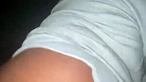 shy ebony teen gets big black cock outdoor 😍