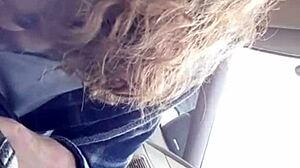 Sloppy Blowjob And Swallow In Car