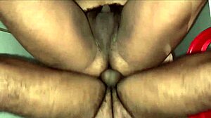 Ebony security fucks two guys bareback