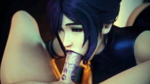 Psylocke Compilation With Big Black Cock In 3D Cartoon
