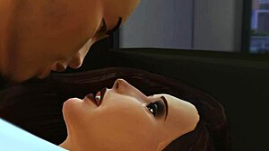 SimxStory - 3D Cartoon Cum in Mouth Action