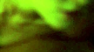 Relaxing massage in a cozy bedroom.