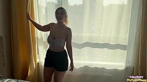 Early morning action with club slut who loves rough sex