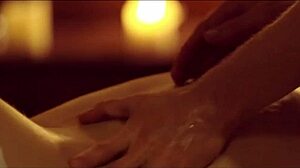 Stepmom Coco Vandi rubs me down after school