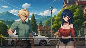 Horny girlfriend ripped his shirt off!