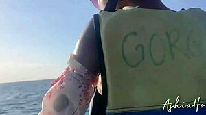 Did you escape to the beach by jet ski just to get your tight pussy filled with cum?