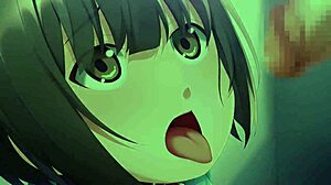 Conversational-Neutral Mob-like plain girl turns out a major pervert in game part 1