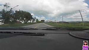 yo, first time banging in a car with a massive cock, feels unreal