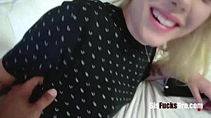 i make blonde teen step sister feel better