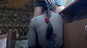 Intense Lesbian Orgasms Explode As I Guide Her Head To Cum Faster