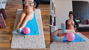 Naughty and Naked! Dual Cam Yoga to Get You Pumped!