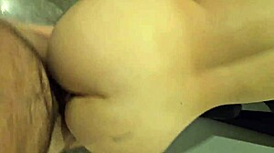 Slutty redhead stepdaughter drains balls on tits.