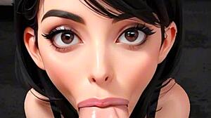 Brenda enjoys guys fucking her tight pussy with big cocks in anime.