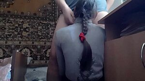 Intense Lesbian Orgasms Explode As I Guide Her Head To Cum Faster