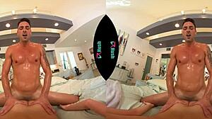 Tiny brunette Lily Adams lets you creampie her pussy