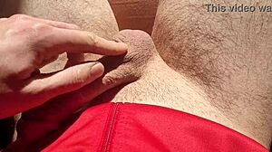 Edging from flaccid and playing with precum!