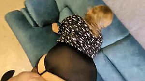 Pretty milf teacher helps a student with lessons in doggy and missionary positions, receiving a big creampie in her beautiful pussy.