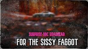 Surprise big black cock roadhead for sissy faggot?