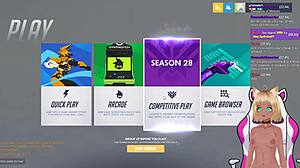 Vtuber Lewdneko Overwatch Spanking