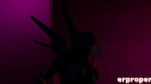 Arcee and Starscream in VRchat glory hole scene with an alien twist