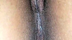 Vered latina plays with wet cum and precum