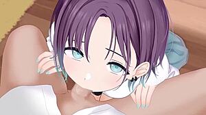 Najar's Blowjob Compilation with Onahole Toys in Anime Style