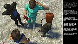 Big Apple Small Gesture Episode 32 Bursts With 3D Cartoon Sex!