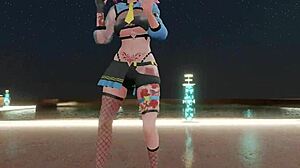 Hey, check out this spicy MMD strip tease with Aespa!
