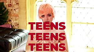 british teen 18+ gets naughty in the bath