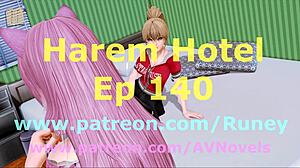 Visual novel walkthrough for Harem Hotel 140 on PC