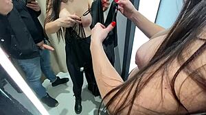 I asked the store clerk for a blowjob in the fitting room