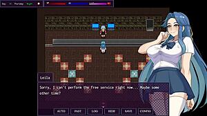 i play city of secrets pt 3, defeating the first boss in this hentai game