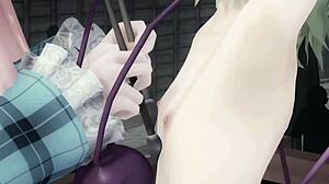 Kokoro's Revenge in MMD Animation - Squirting Anime Action?