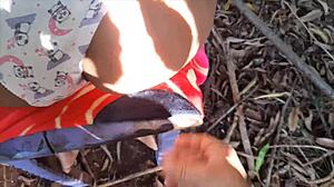 I met a beautiful woman with brown hair and I was attracted to her