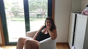 Stepmom gets cum inside her while pretending to rest