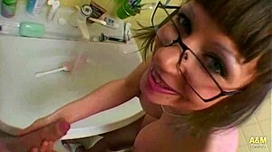 French MILF with big tits earns bonus in group porn scene.