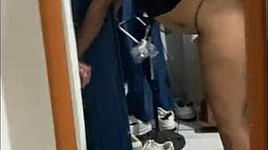 Latina Amateur Fucks Big Ass In Front Of Mirror