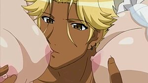 Students watch as one guy has sex with two hentai girls